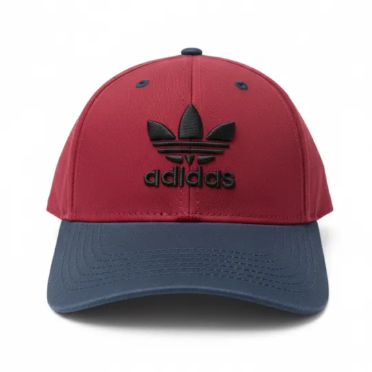 Adidas Two-Tone Baseball Cap – Maroon & Black